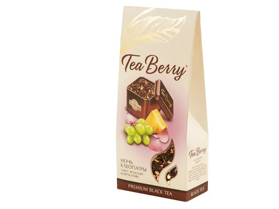 Чай Tea Berry чёрный «Ночь Клеопатры» 100 г листовой