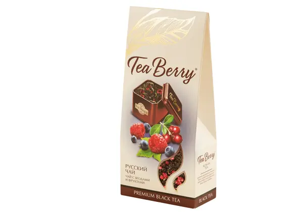 Чай чёрный Tea Berry «Русский чай» 100 г листовой