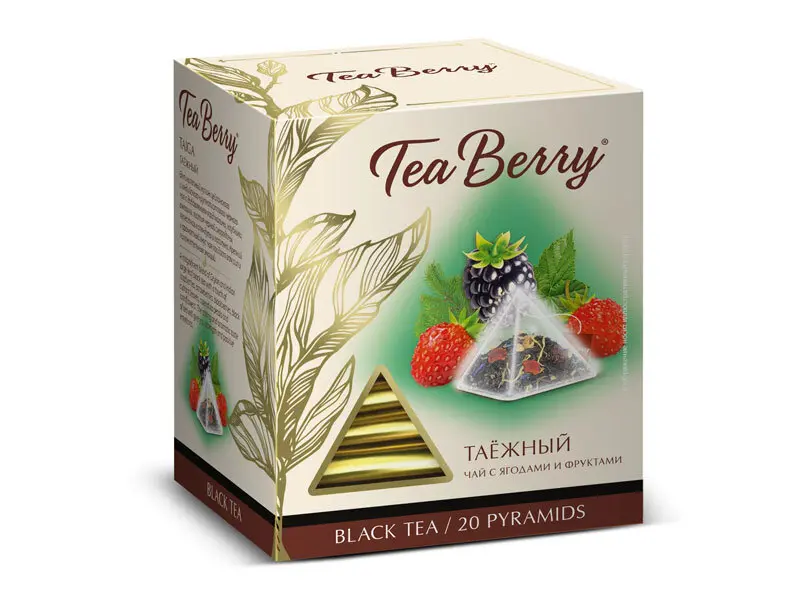 Чай Tea Berry чёрный «Таёжный» 100 г