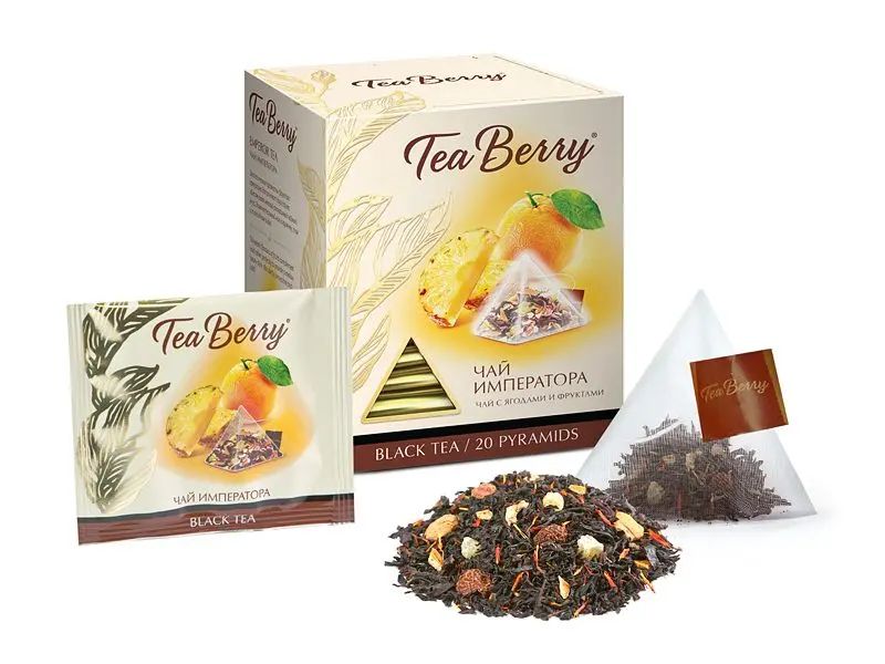 Чай Tea Berry чёрный «Чай императора» 50 г в пирамидках