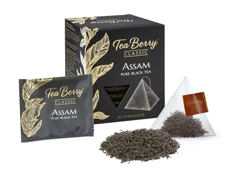 Чай Tea Berry чёрный «Ассам» 100 г в пирамидках