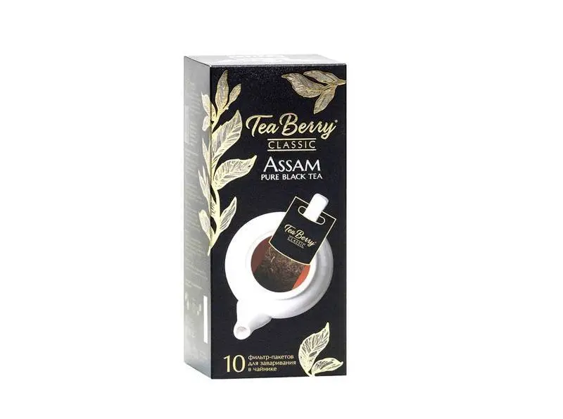 Чай Tea Berry чёрный «Ассам» 100 г в пакетиках