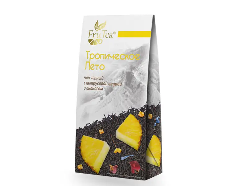 Чай FruTea чёрный «Тропическое лето» 70 г листовой