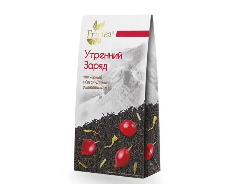 Чай FruTea чёрный «Утренний Заряд» 70 г листовой