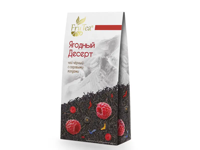 Чай FruTea чёрный «Ягодный десерт» 70 г листовой