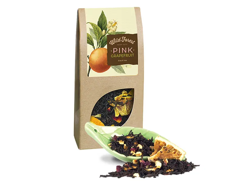 Чай Wild Forest чёрный «Pink Grapefruit/Розовый грейпфрут» 125 г листовой