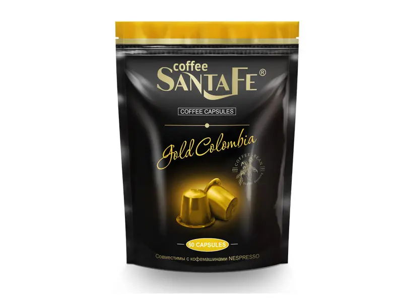 Кофе в капсулах Santa Fe Gold Colombia, 50 х 5, 0 г