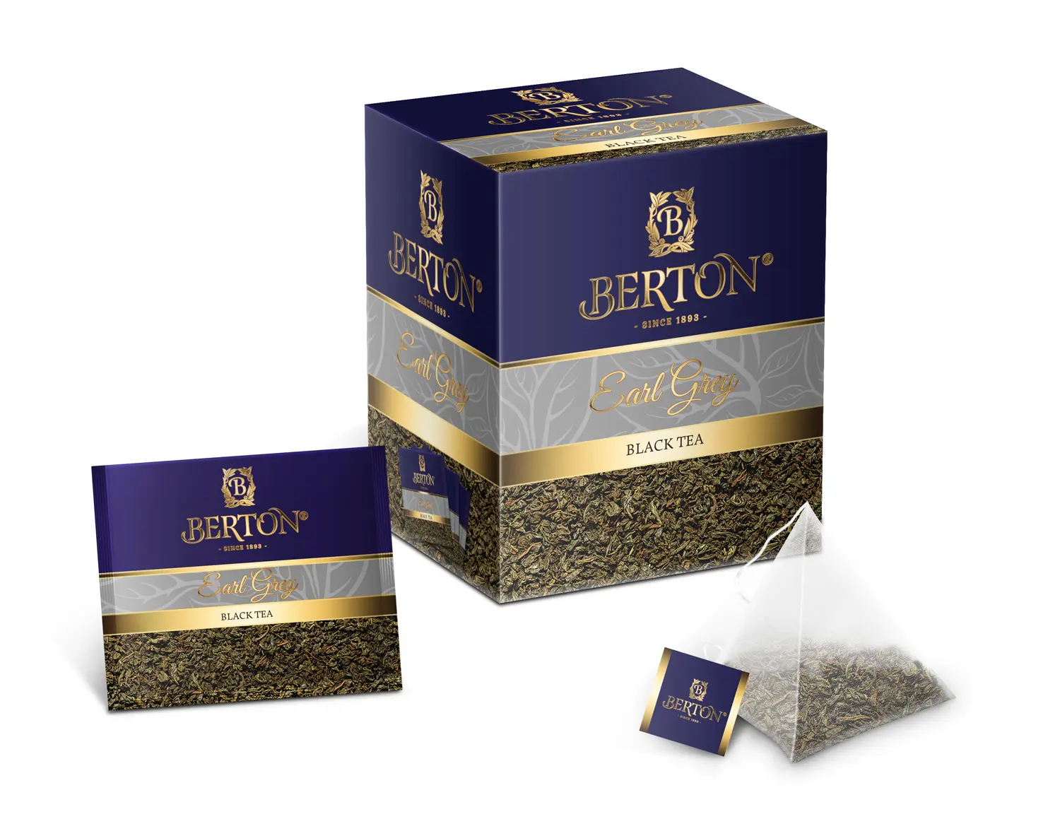 Чай Berton пакетированный «Эрл Грей» 40 г