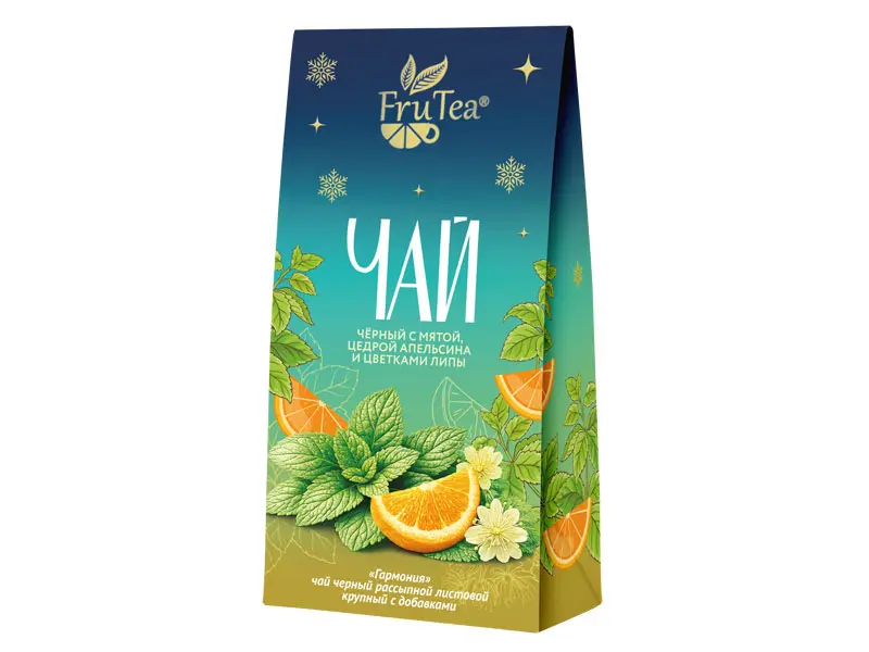 Чай чёрный FruTea «Гармония» 50 г листовой